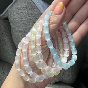 Colorful Selenite Bracelets